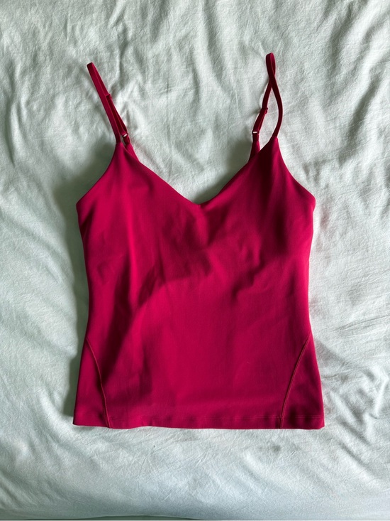 lululemon athletica Tops - lululemon athletica Magenta Align waist length tank with spaghetti straps